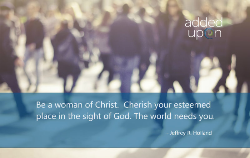 we are all different. the world needs women of christ